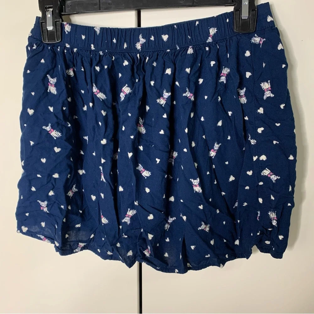 Abercrombie Kids Smart Puppy Print Rayon Skater Skirt - Picture 3 of 8